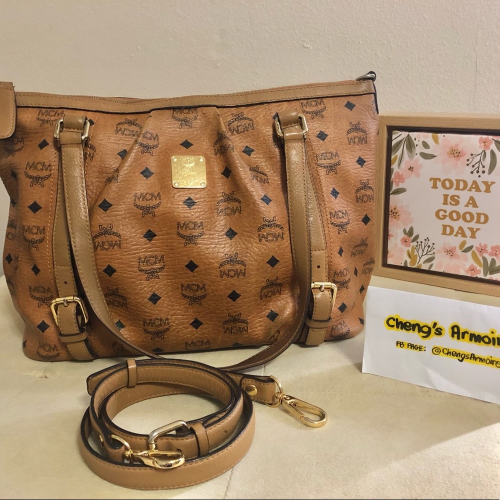 MCM cognac (2 way)